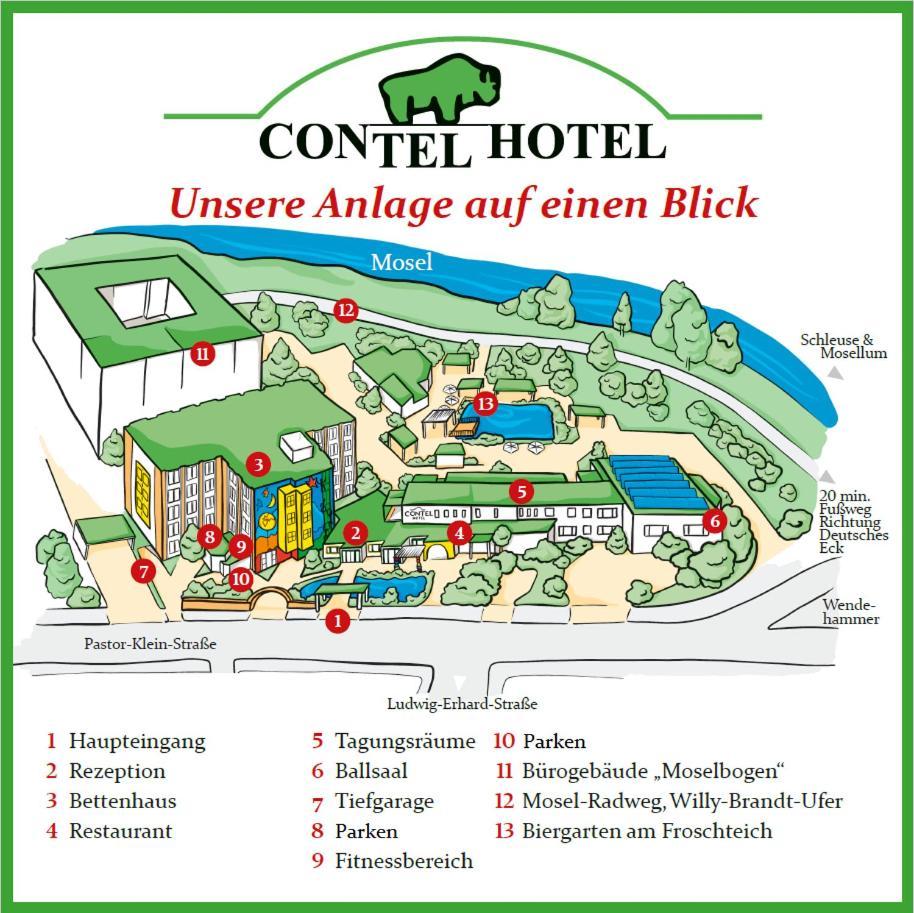 Contel Hotel Koblenz  Ngoại thất bức ảnh
